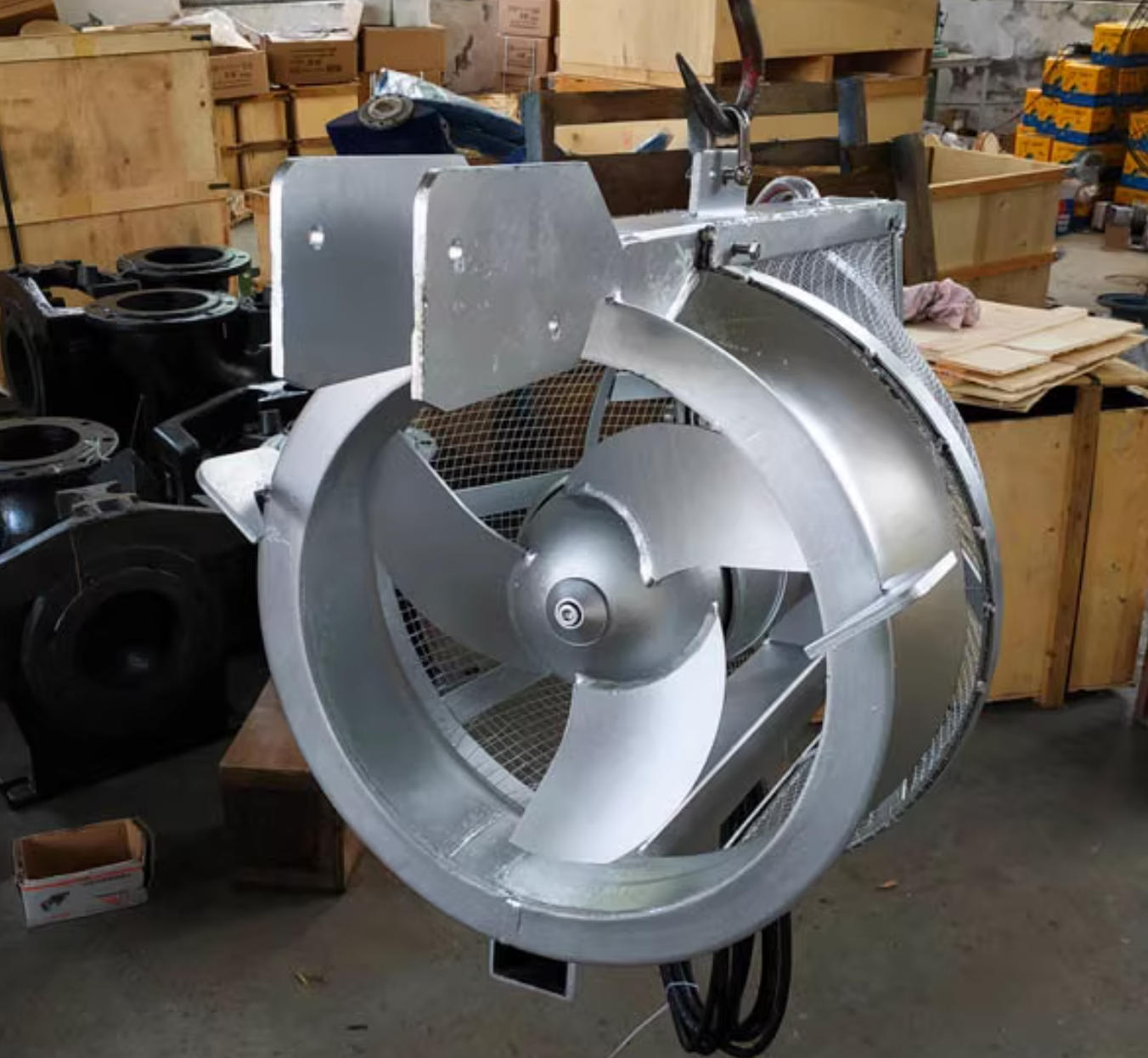 南京藍寶石環(huán)保與陽新某水務(wù)公司合作-QHLB潛水回流泵應(yīng)用案例