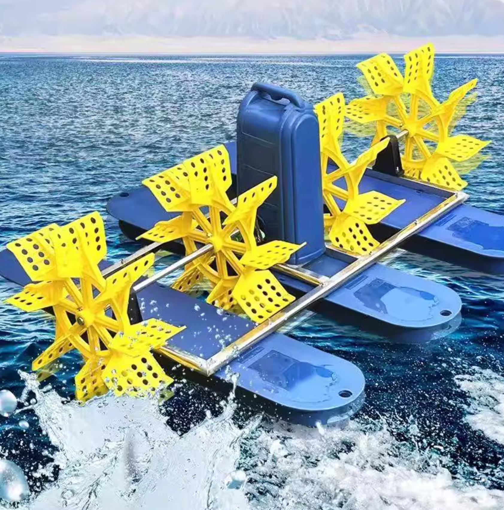 碧水清波，驅(qū)動(dòng)未來：南京藍(lán)寶石太陽能水車曝氣機(jī)